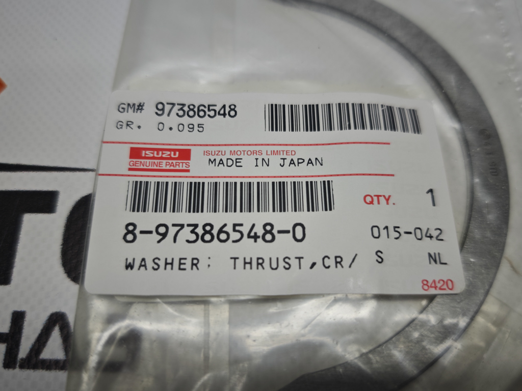 Фото Полукольцо упорное ISUZU 8973865480 артикул 8973865480 купить