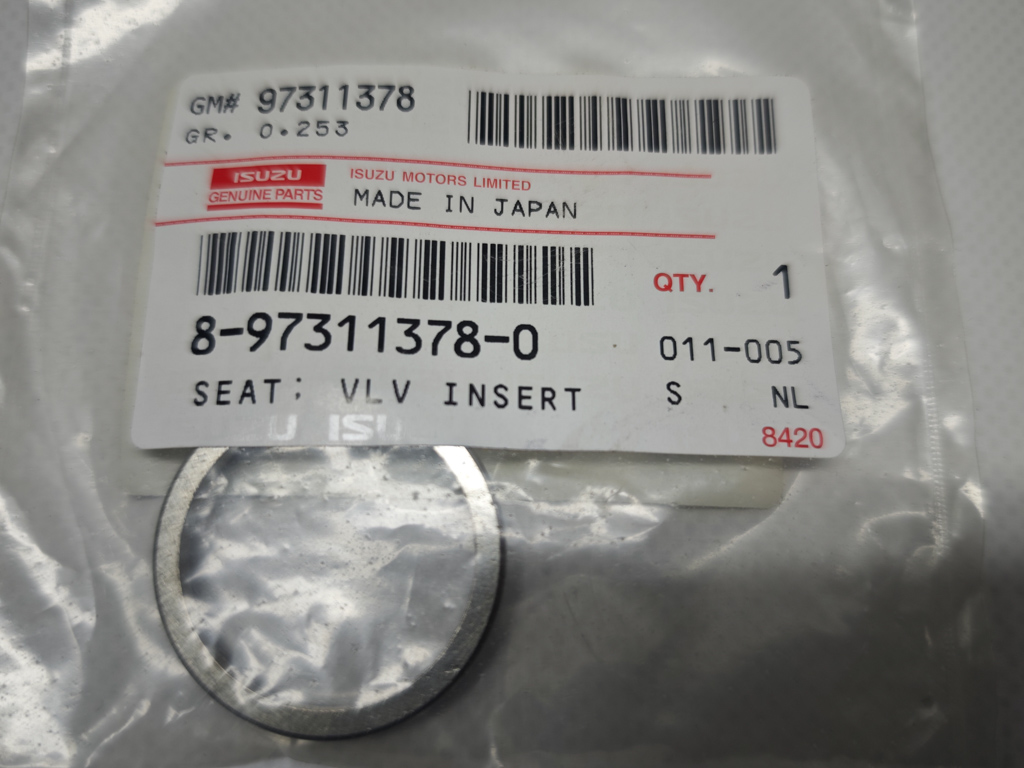 Седло впускного клапана ISUZU 8973113780